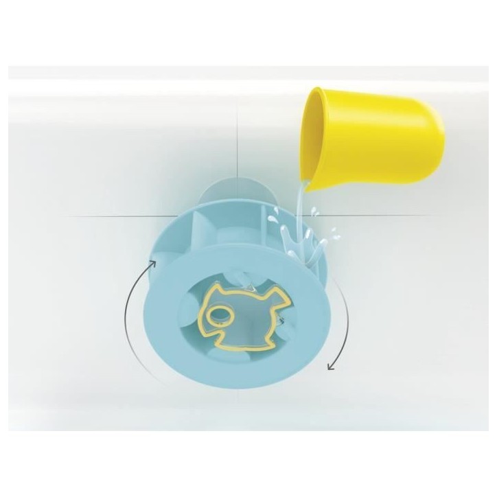 PLAYMOBIL Junior 71688 Roue aquatique avec bébé requin, Jouet pour le bain, Des 12 mois