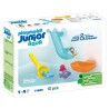 PLAYMOBIL Junior 71689 Toboggan aquatique et animaux marins, Jouet pou