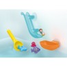 PLAYMOBIL Junior 71689 Toboggan aquatique et animaux marins, Jouet pou
