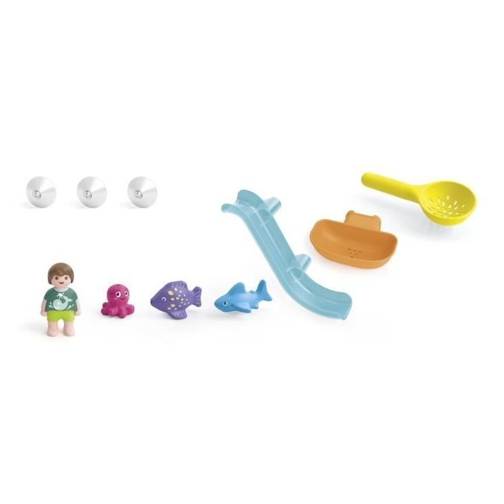 PLAYMOBIL Junior 71689 Toboggan aquatique et animaux marins, Jouet pour le bain, Des 18 mois PLAYMOBIL Junior 71689 Toboggan aquatique et animaux marins, Jouet pour le bain, Des 18 mois