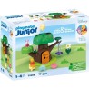 PLAYMOBIL Junior 71693 Winnie l'ourson et Porcinet avec cabane, 17 pie