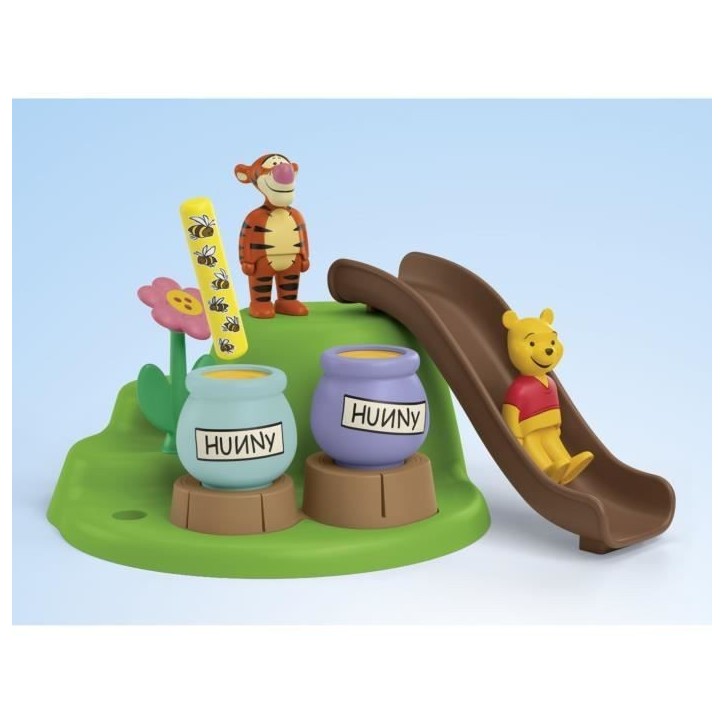 PLAYMOBIL Junior 71694 Winnie l'ourson et Tigrou avec jardin d'abeilles, Junior & Disney, Des 12 mois