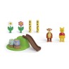 PLAYMOBIL Junior 71694 Winnie l'ourson et Tigrou avec jardin d'abeille