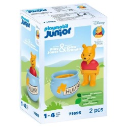 PLAYMOBIL Junior 71695 Winnie l'ourson et culbuto pot de miel, Junior