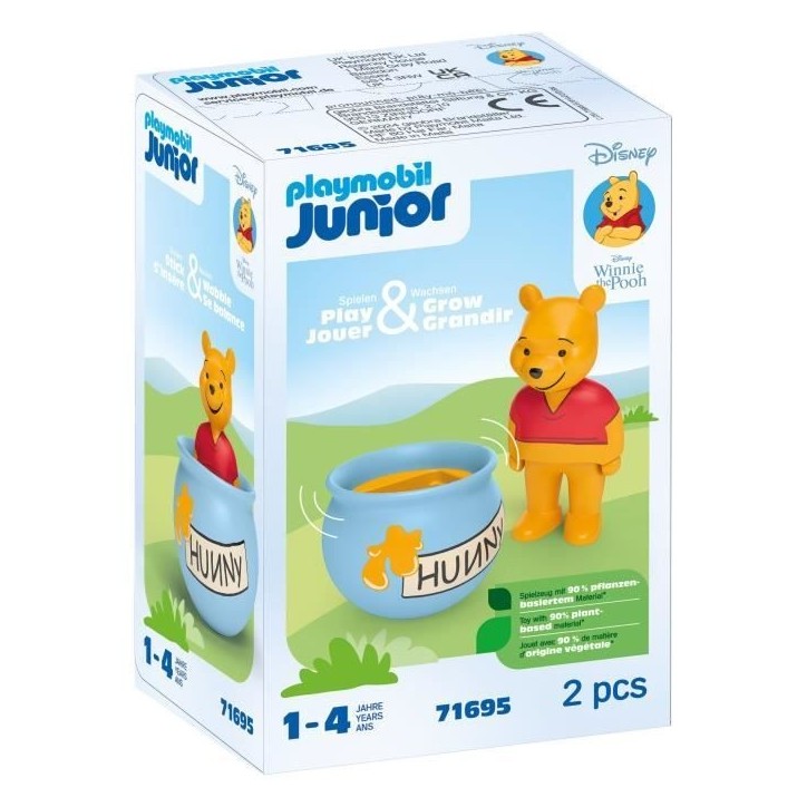 PLAYMOBIL Junior 71695 Winnie l'ourson et culbuto pot de miel, Junior & Disney, Des 12 mois PLAYMOBIL Junior 71695 Winnie l'ourson et culbuto pot de miel, Junior & Disney, Des 12 mois