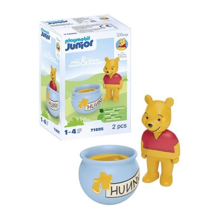 PLAYMOBIL Junior 71695 Winnie l'ourson et culbuto pot de miel, Junior & Disney, Des 12 mois PLAYMOBIL Junior 71695 Winnie l'ourson et culbuto pot de miel, Junior & Disney, Des 12 mois