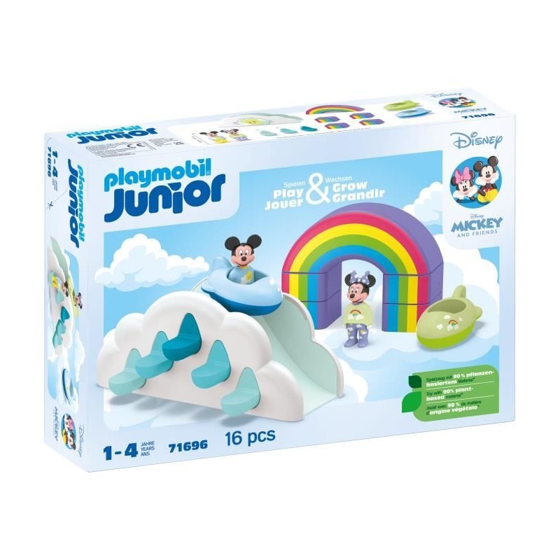 PLAYMOBIL Junior 71696 Maison des nuages de Mickey et Minnie, Junior & PLAYMOBIL Junior 71696 Maison des nuages de Mickey et Minnie, Junior &