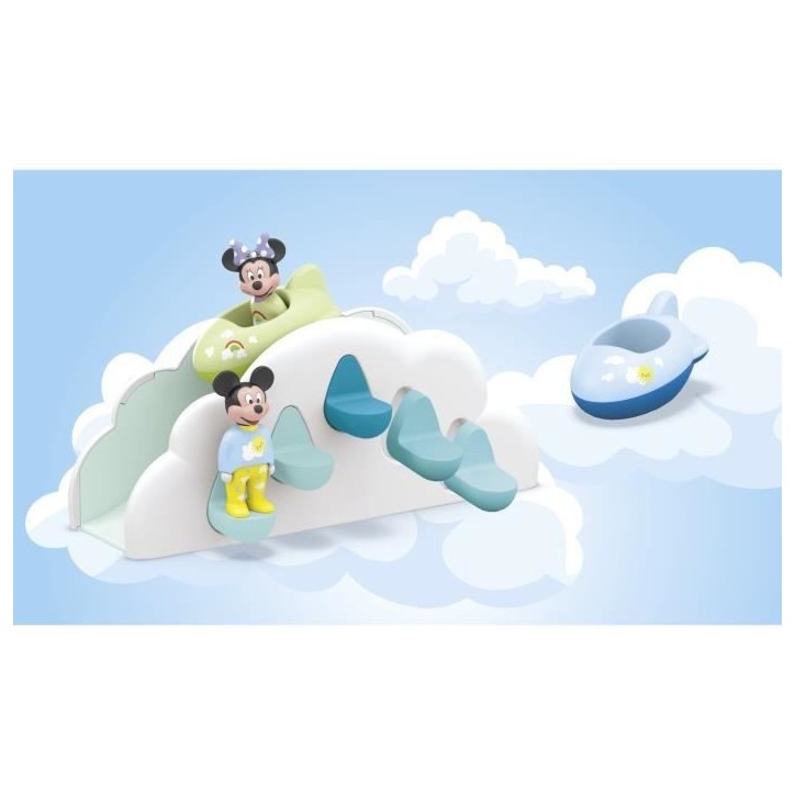 PLAYMOBIL Junior 71696 Maison des nuages de Mickey et Minnie, Junior & Disney, Des 12 mois