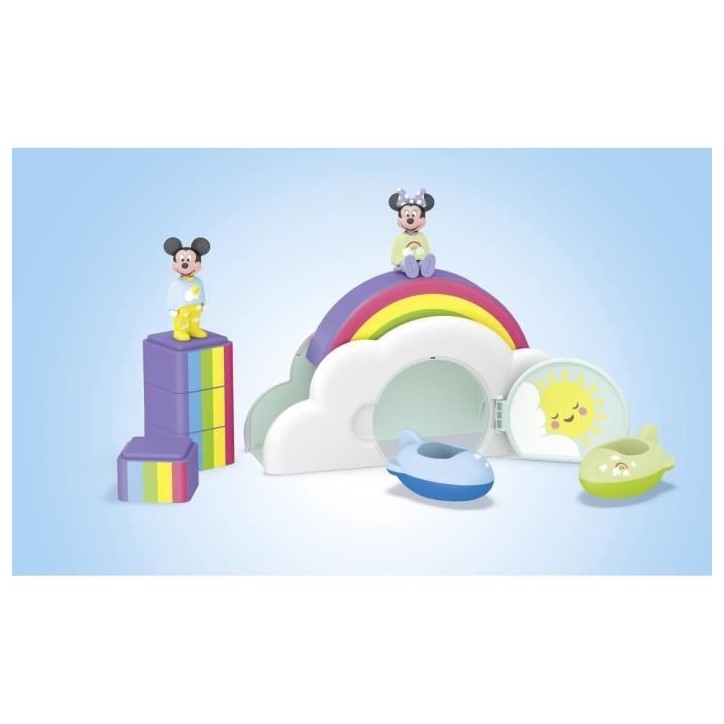 PLAYMOBIL Junior 71696 Maison des nuages de Mickey et Minnie, Junior & Disney, Des 12 mois