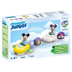 PLAYMOBIL Junior 71697 Train des nuages de Mickey et Minnie, Junior &