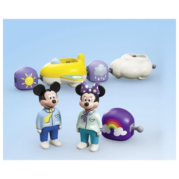 PLAYMOBIL Junior 71697 Train des nuages de Mickey et Minnie, Junior & Disney, Comprend Minnie, Mickey, Des 12 mois PLAYMOBIL Junior 71697 Train des nuages de Mickey et Minnie, Junior & Disney, Comprend Minnie, Mickey, Des 12 mois