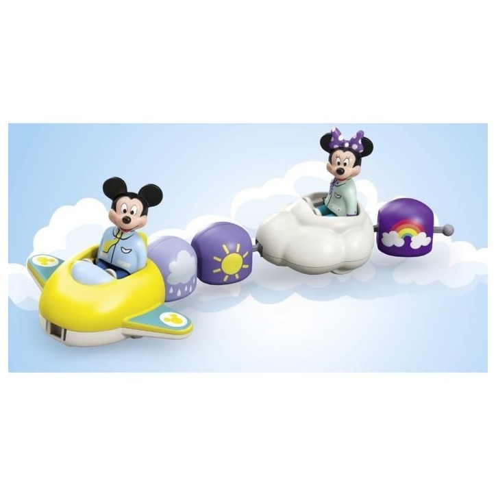 PLAYMOBIL Junior 71697 Train des nuages de Mickey et Minnie, Junior & Disney, Comprend Minnie, Mickey, Des 12 mois PLAYMOBIL Junior 71697 Train des nuages de Mickey et Minnie, Junior & Disney, Comprend Minnie, Mickey, Des 12 mois
