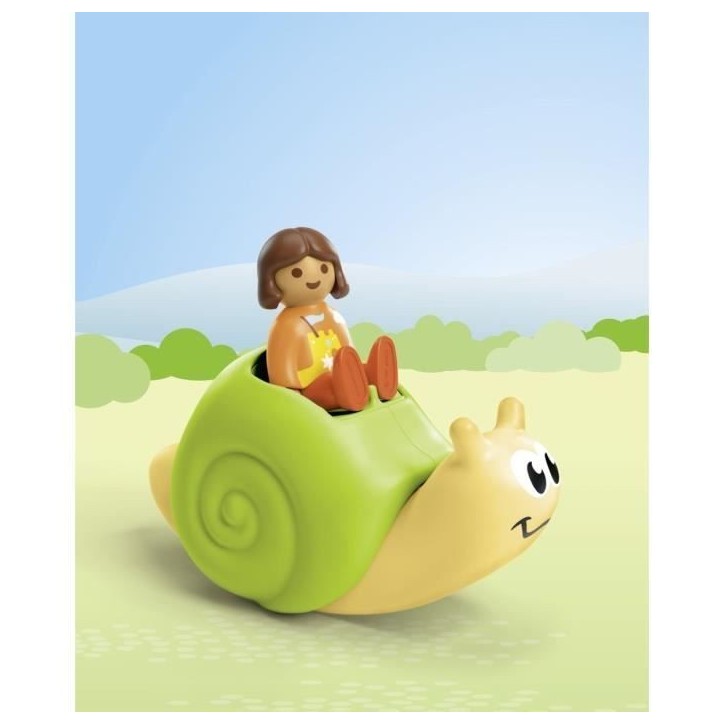 PLAYMOBIL Junior 71699 Enfant avec escargot a bascule, Des 12 mois