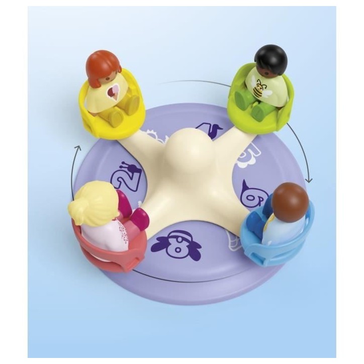 PLAYMOBIL Junior 71701 Enfants et tourniquet, Comprend quatre personnages et un tourniquet, Des 1 an PLAYMOBIL Junior 71701 Enfants et tourniquet, Comprend quatre personnages et un tourniquet, Des 1 an