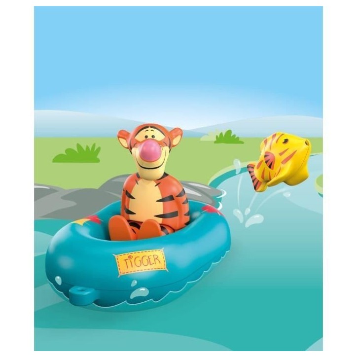 PLAYMOBIL Junior 71704 Tigrou avec canot, Flotte dans l'eau, Jouet pour le bain, Junior & Disney, Des 12 mois PLAYMOBIL Junior 71704 Tigrou avec canot, Flotte dans l'eau, Jouet pour le bain, Junior & Disney, Des 12 mois