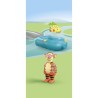 PLAYMOBIL Junior 71704 Tigrou avec canot, Flotte dans l'eau, Jouet pou
