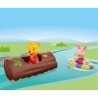 PLAYMOBIL Junior 71705 Winnie et Porcinet, Flotte dans l'eau, Jouet po