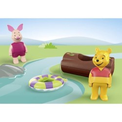 PLAYMOBIL Junior 71705 Winnie et Porcinet, Flotte dans l'eau, Jouet po