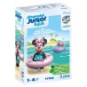 PLAYMOBIL Junior 71706 Minnie avec bouée, Flotte dans l'eau, Jouet po