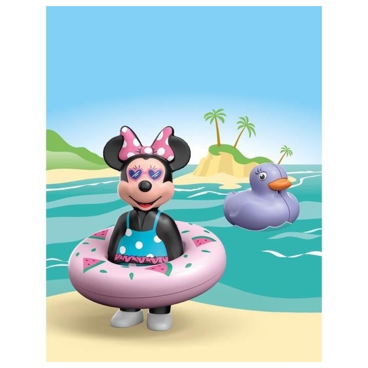 PLAYMOBIL Junior 71706 Minnie avec bouée, Flotte dans l'eau, Jouet pour le bain, Junior & Disney, Des 12 mois PLAYMOBIL Junior 71706 Minnie avec bouée, Flotte dans l'eau, Jouet pour le bain, Junior & Disney, Des 12 mois