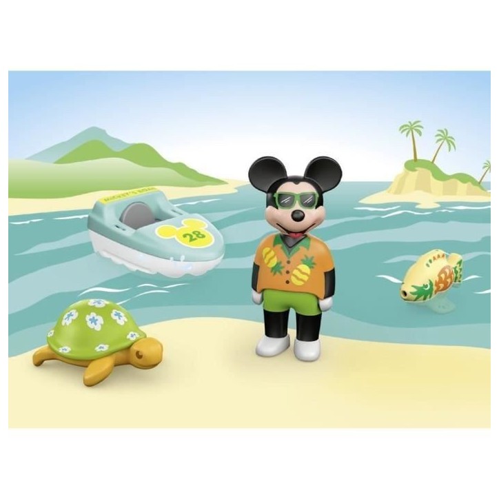 PLAYMOBIL Junior 71707 Mickey avec bateau, Flotte dans l'eau, Jouet pour le bain, Junior & Disney, Des 12 mois PLAYMOBIL Junior 71707 Mickey avec bateau, Flotte dans l'eau, Jouet pour le bain, Junior & Disney, Des 12 mois