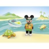 PLAYMOBIL Junior 71707 Mickey avec bateau, Flotte dans l'eau, Jouet po