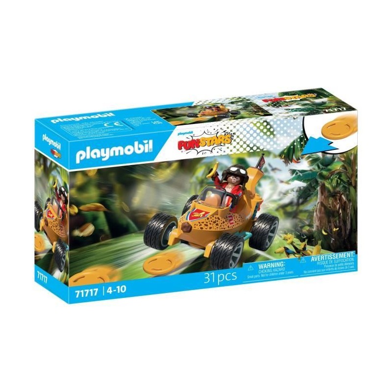Playmobil 71717 Kart banane, Funstars, 31 pieces, Des 4 ans Playmobil 71717 Kart banane, Funstars, 31 pieces, Des 4 ans