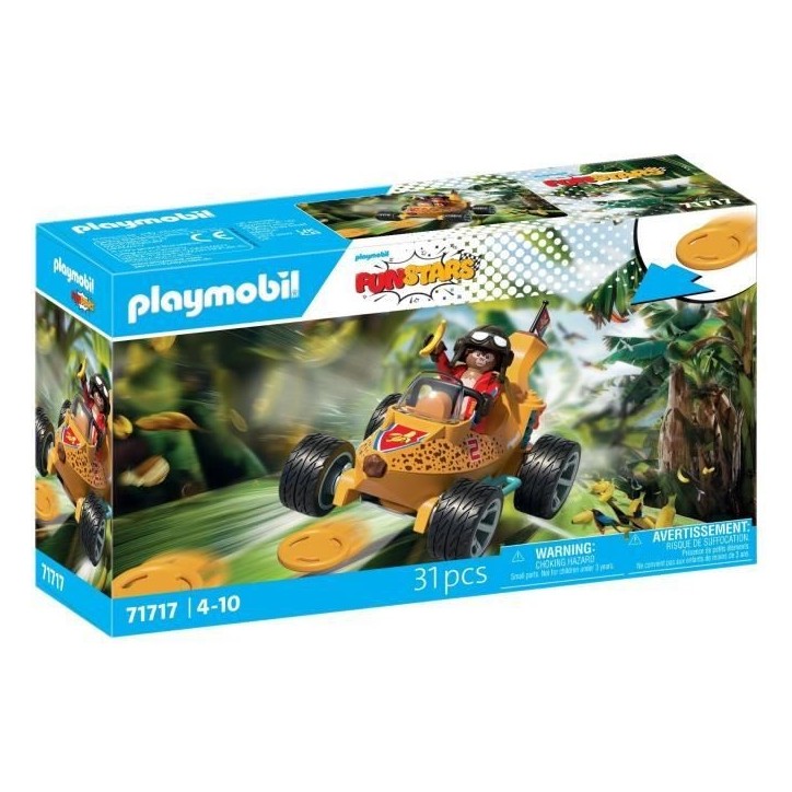 Playmobil 71717 Kart banane, Funstars, 31 pieces, Des 4 ans Playmobil 71717 Kart banane, Funstars, 31 pieces, Des 4 ans