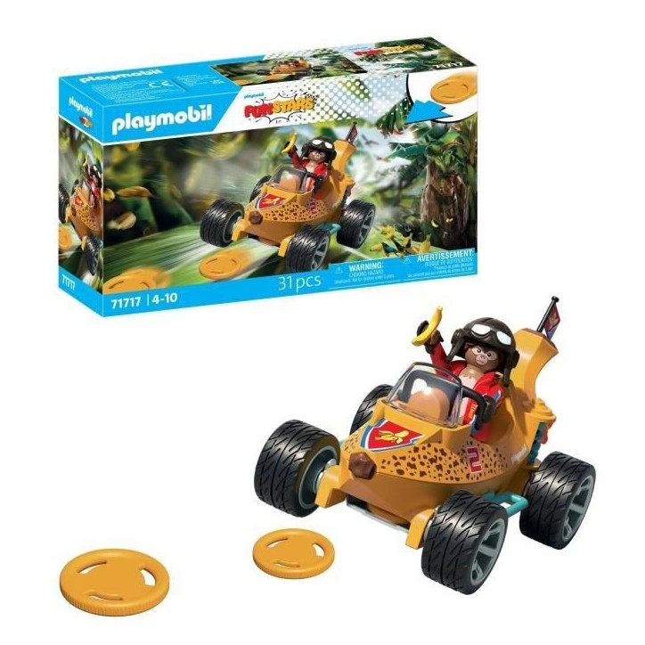 Playmobil 71717 Kart banane, Funstars, 31 pieces, Des 4 ans Playmobil 71717 Kart banane, Funstars, 31 pieces, Des 4 ans
