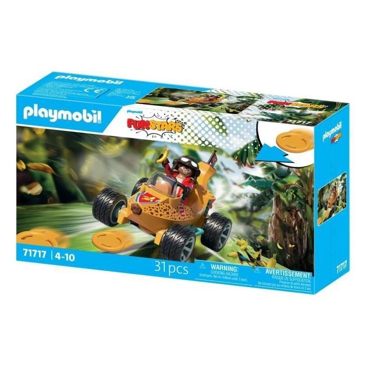 Playmobil 71717 Kart banane, Funstars, 31 pieces, Des 4 ans Playmobil 71717 Kart banane, Funstars, 31 pieces, Des 4 ans