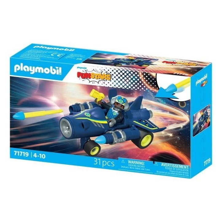 Playmobil 71719 Kart vaisseau spatial, Funstars, 31 pieces, Des 4 ans Playmobil 71719 Kart vaisseau spatial, Funstars, 31 pieces, Des 4 ans
