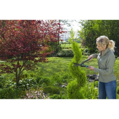 GARDENA Cisaille a haies PrecisionCut – Lames droites 180mm – Revetement anti-adhérence – Poignées ergo – Garantie 25