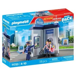 PLAYMOBIL 71733 Salle d'interrogatoire police, relevé d'empreintes, A