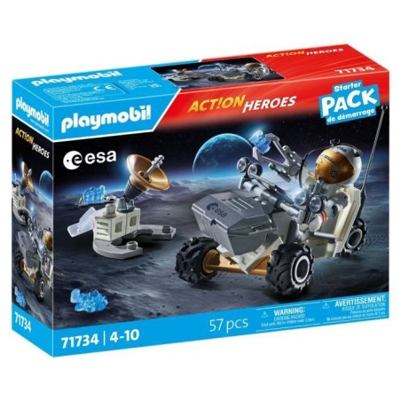 PLAYMOBIL 71734 Mission spatiale, Action Heroes, L'espace, Starter Pac
