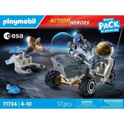 PLAYMOBIL 71734 Mission spatiale, Action Heroes, L'espace, Starter Pac