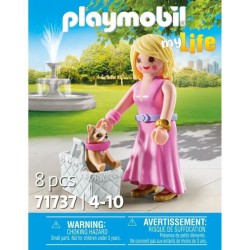 PLAYMOBIL 71737 Dame avec Chihuahua et le panier pour le transport, My