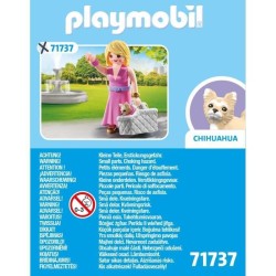 PLAYMOBIL 71737 Dame avec Chihuahua et le panier pour le transport, My
