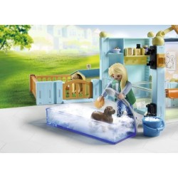 PLAYMOBIL 71742 Hôtel des animaux, soigneurs, chiens et chats, My Lif