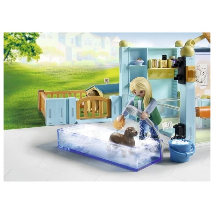 PLAYMOBIL 71742 Hôtel des animaux, soigneurs, chiens et chats, My Life, 191 pieces, Des 4 ans PLAYMOBIL 71742 Hôtel des animaux, soigneurs, chiens et chats, My Life, 191 pieces, Des 4 ans