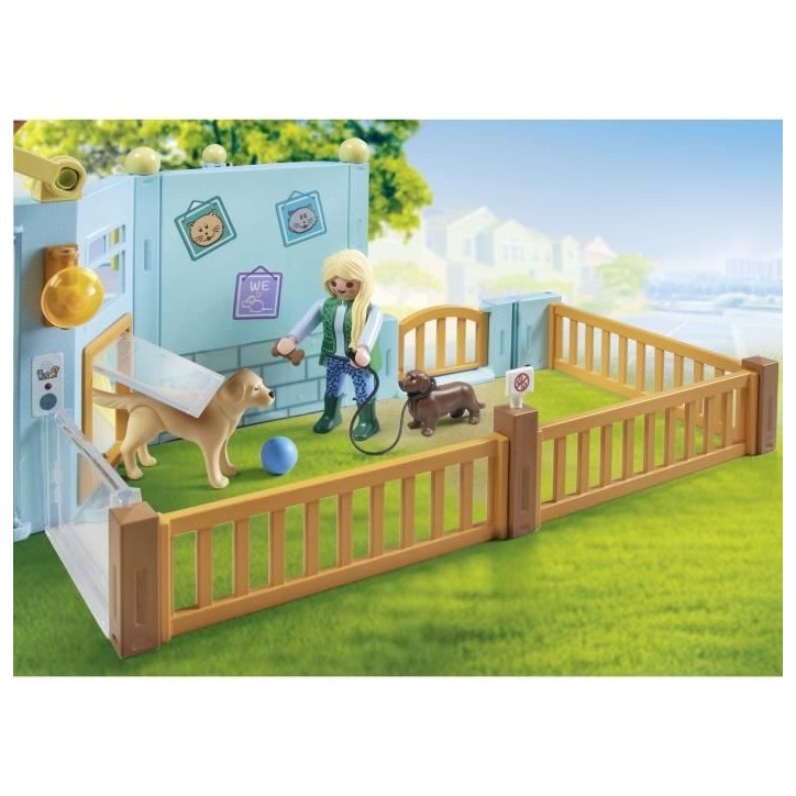 PLAYMOBIL 71742 Hôtel des animaux, soigneurs, chiens et chats, My Life, 191 pieces, Des 4 ans PLAYMOBIL 71742 Hôtel des animaux, soigneurs, chiens et chats, My Life, 191 pieces, Des 4 ans