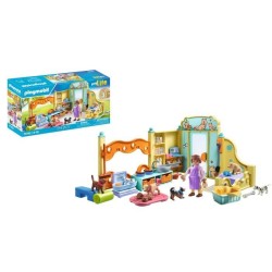 PLAYMOBIL 71743 Centre de soin canin avec 8 chiens et soigneur, My Lif