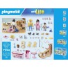 PLAYMOBIL 71744 Bar a chats avec 6 chats et 3 personnages, My Life, 72