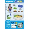 PLAYMOBIL 71748 Garçon avec famille de tortues dans un terrarium, My