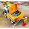 PLAYMOBIL 71749 Pelleteuse mécanique et ouvrier, Action Heroes, La co