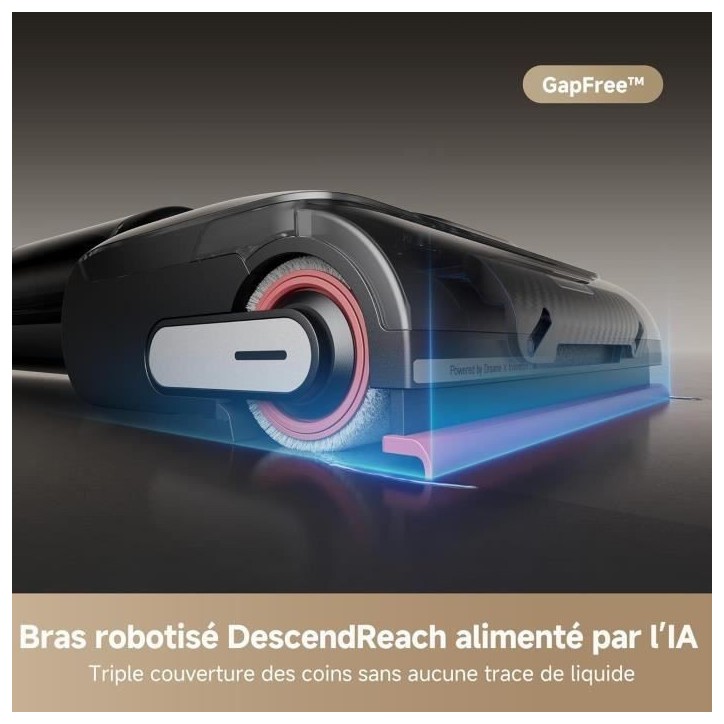 DREAME H15 Pro Aspirateur Laveur, Bras robotis AI DescendReach, Triple arte, 21 kPa, antinuds, Lavage Brosse immersif 100C DREAME H15 Pro Aspirateur Laveur, Bras robotis AI DescendReach, Triple arte, 21 kPa, antinuds, Lavage Brosse immersif 100C