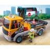 PLAYMOBIL 71750 Camion de chantier avec grue, ouvrier & accessoires, A
