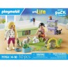 PLAYMOBIL 71753 Animalerie avec enclos a lapins, My Life, Soin des ani