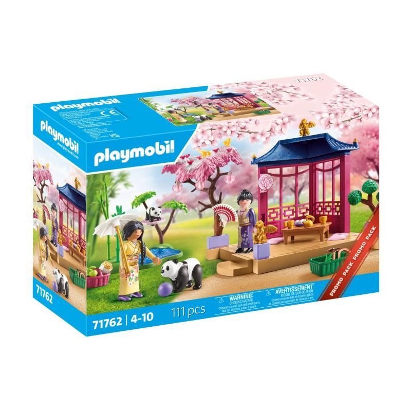 PLAYMOBIL 71762 Jardin asiatique avec deux personnages et pandas, Prom PLAYMOBIL 71762 Jardin asiatique avec deux personnages et pandas, Prom