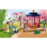PLAYMOBIL 71762 Jardin asiatique avec deux personnages et pandas, Prom