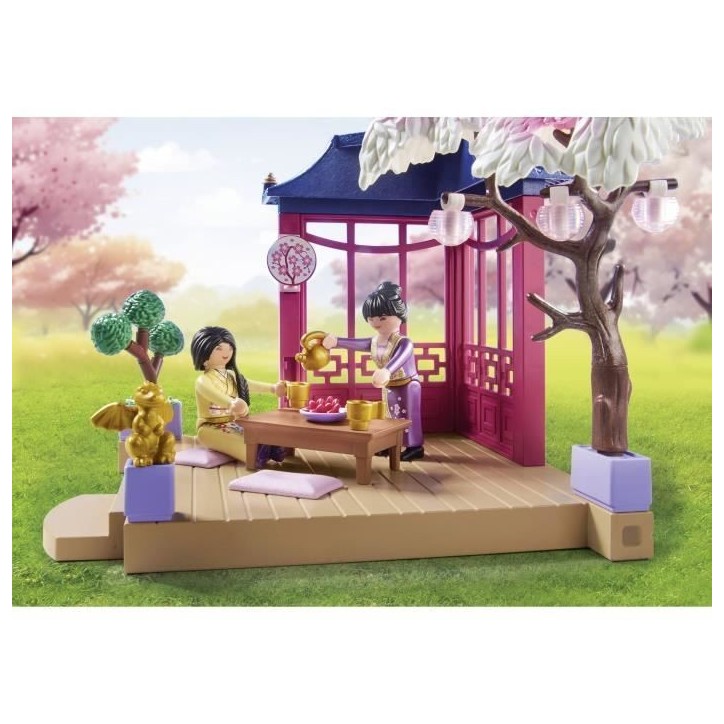 PLAYMOBIL 71762 Jardin asiatique avec deux personnages et pandas, Promo pack, 111 pieces, Des 4 ans PLAYMOBIL 71762 Jardin asiatique avec deux personnages et pandas, Promo pack, 111 pieces, Des 4 ans